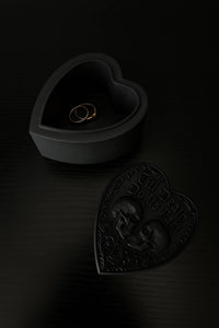 Thumbnail for Till Death Do Us Part Heart Skull Wedding Ring Box