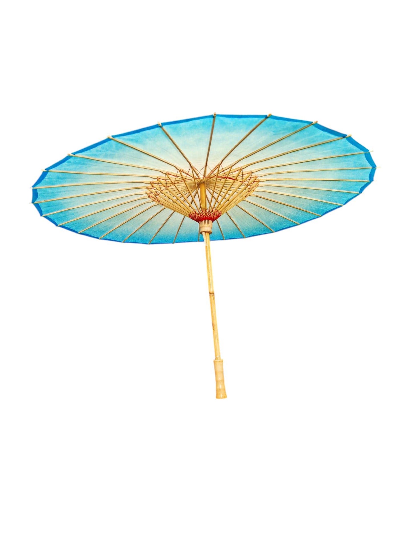 Handmade Oil Paper Bamboo Waterproof Sun Parasol+ Free Case