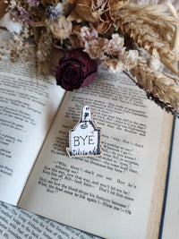 Thumbnail for Gravestone Ghost Wooden Pin Badge