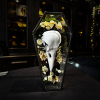 Thumbnail for Faux Raven Skull Moss Frame