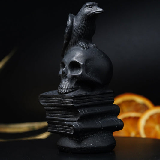 Miniature Obsidian Raven