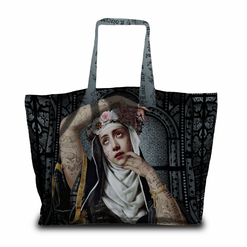 SAINT RITA LARGE TOTE BAG