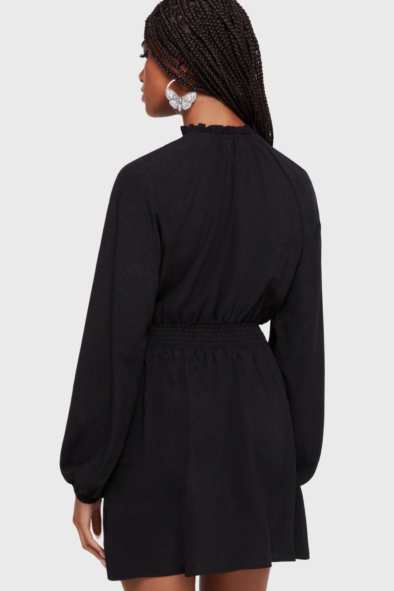 Autumna Mini Dress (Black)