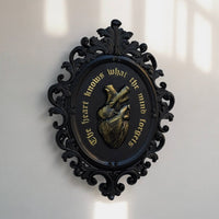 Thumbnail for Anatomical Heart Frame, Gothic Gallery Wall Decor Hanging