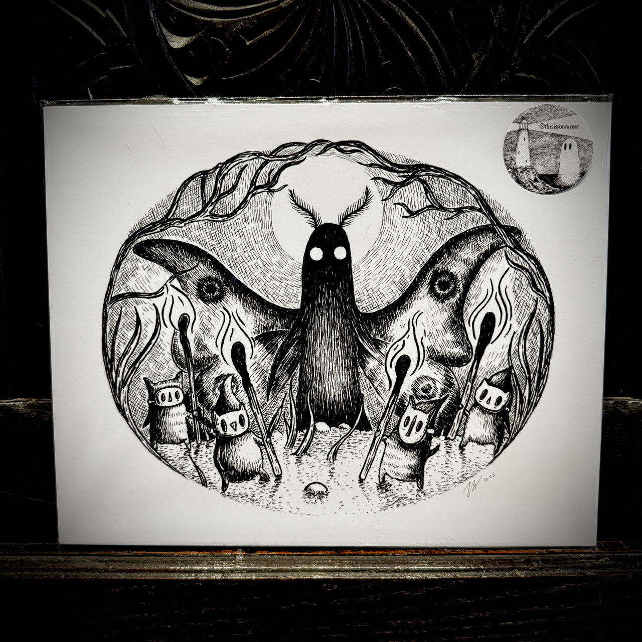 Mothman - Art Print