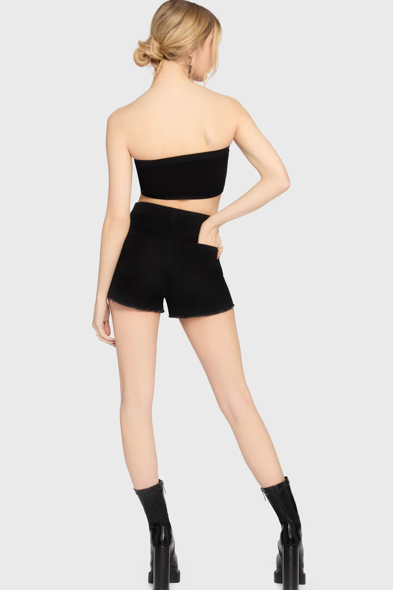 Gaia Adorned Embroidered Shorts