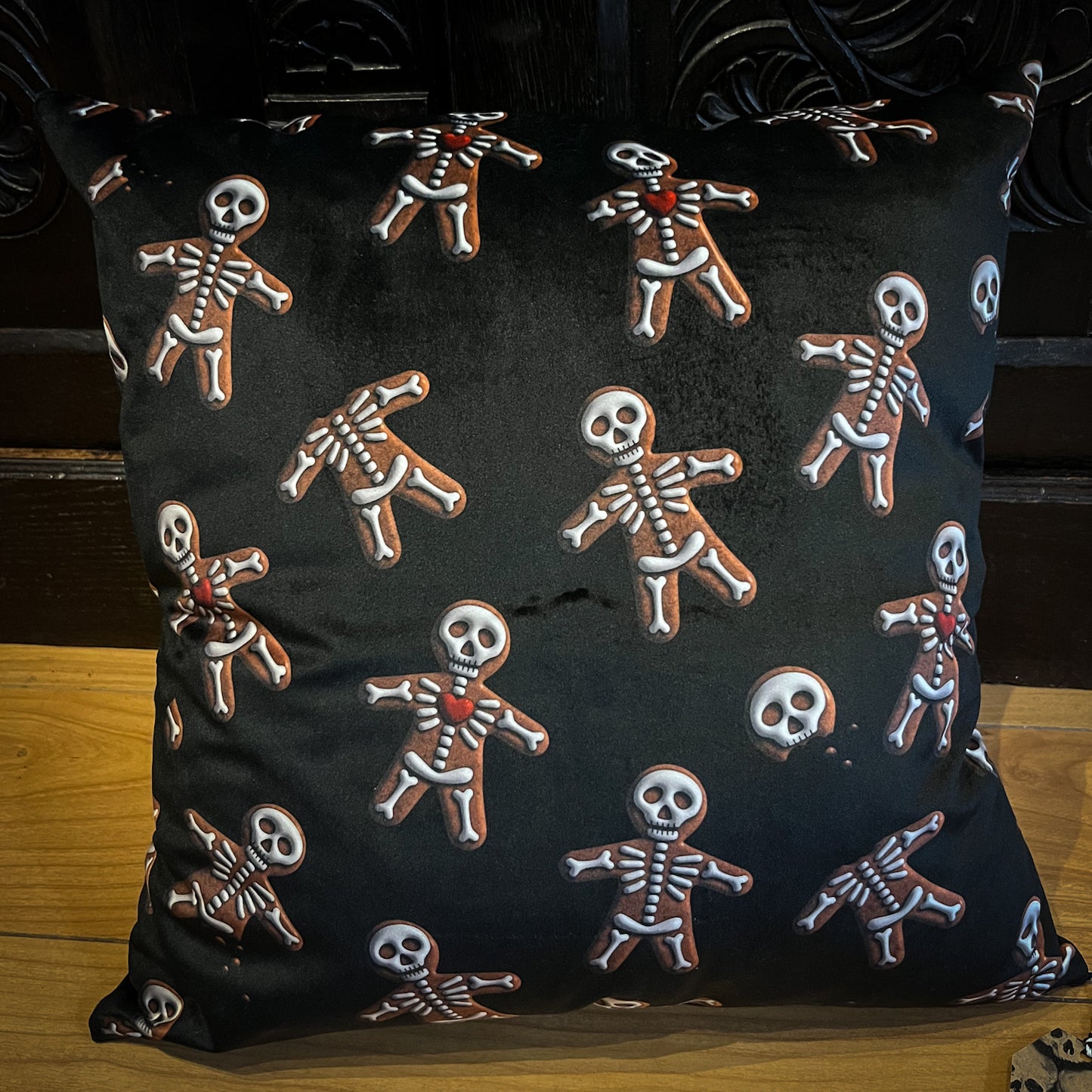 Eat, Drink & Be Scary Cushion