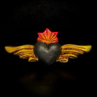 Thumbnail for Black Mini Winged Heart