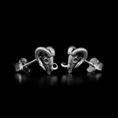 Ram Skull Studs