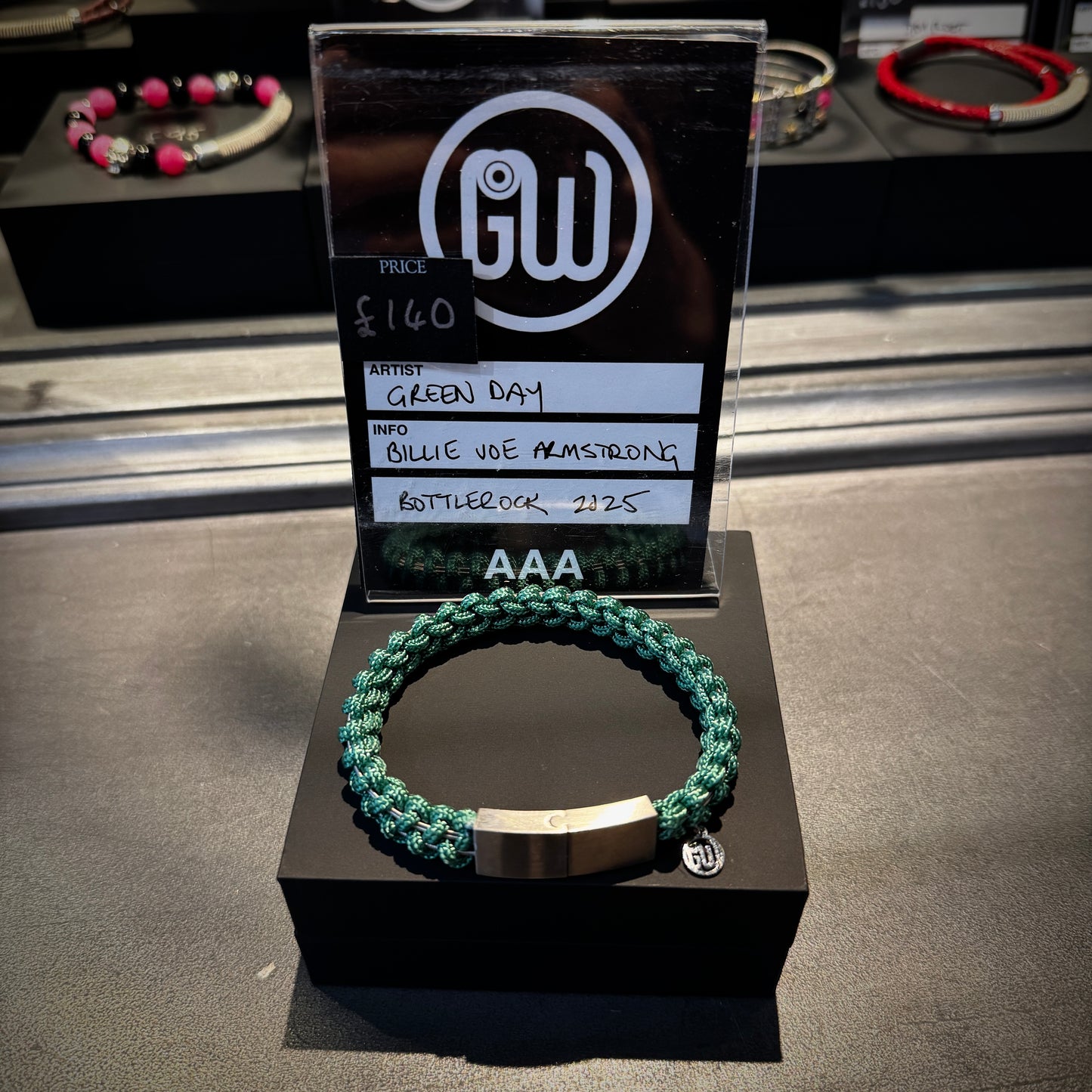 Green Day - Bracelet (Billie Joe Armstrong)