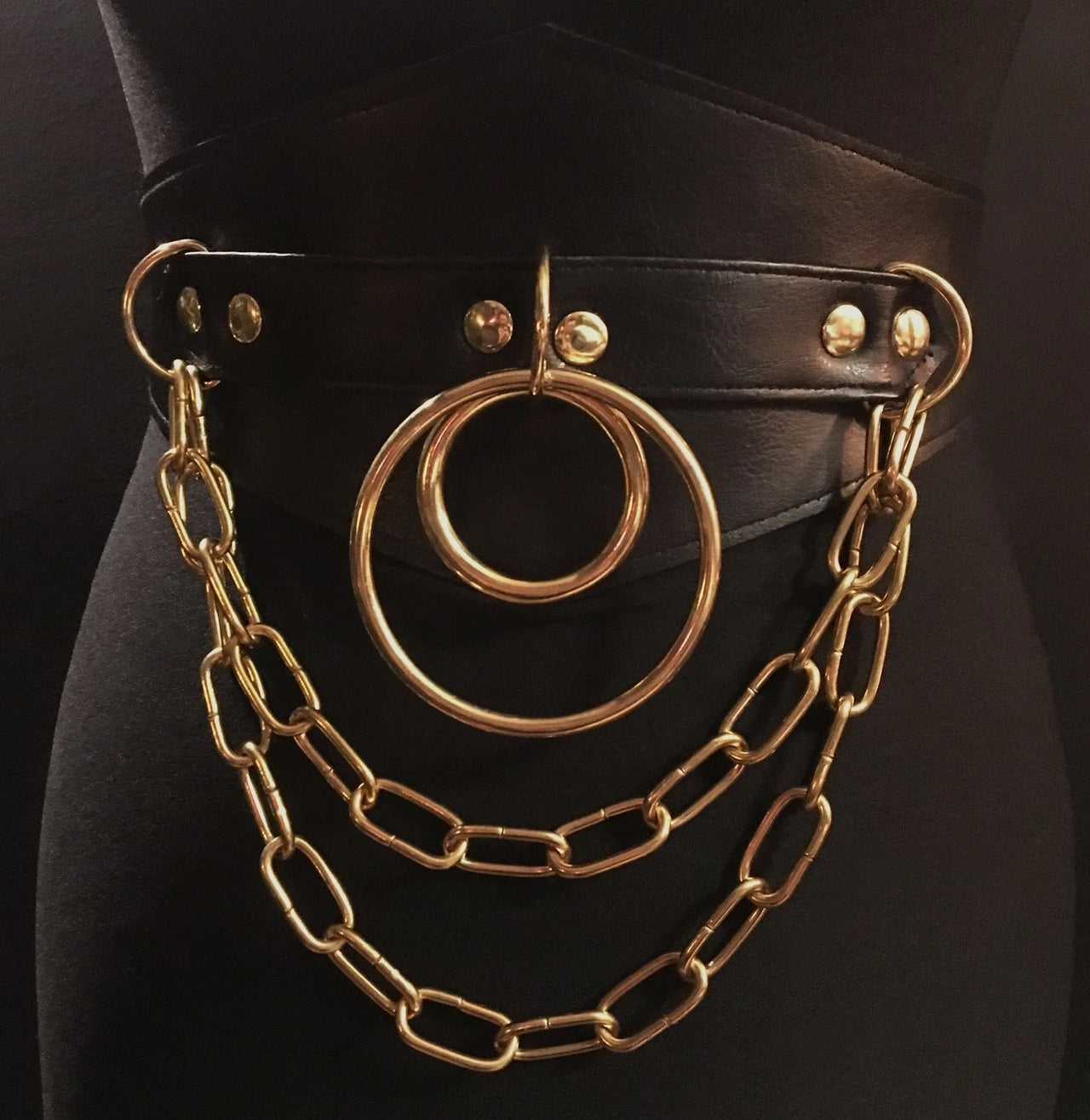 Double Ring Double Chain Cincher