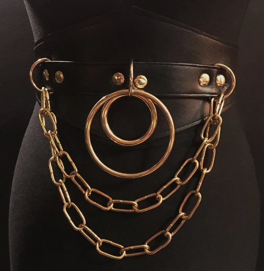 Double Ring Double Chain Cincher