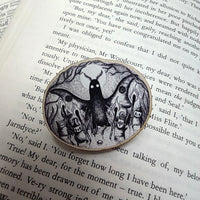 Thumbnail for Mothman Wooden Pin Badge