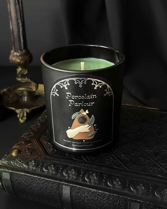 Porcelain Parlour Candle  (Rosemary, Sage, Palo Santo)