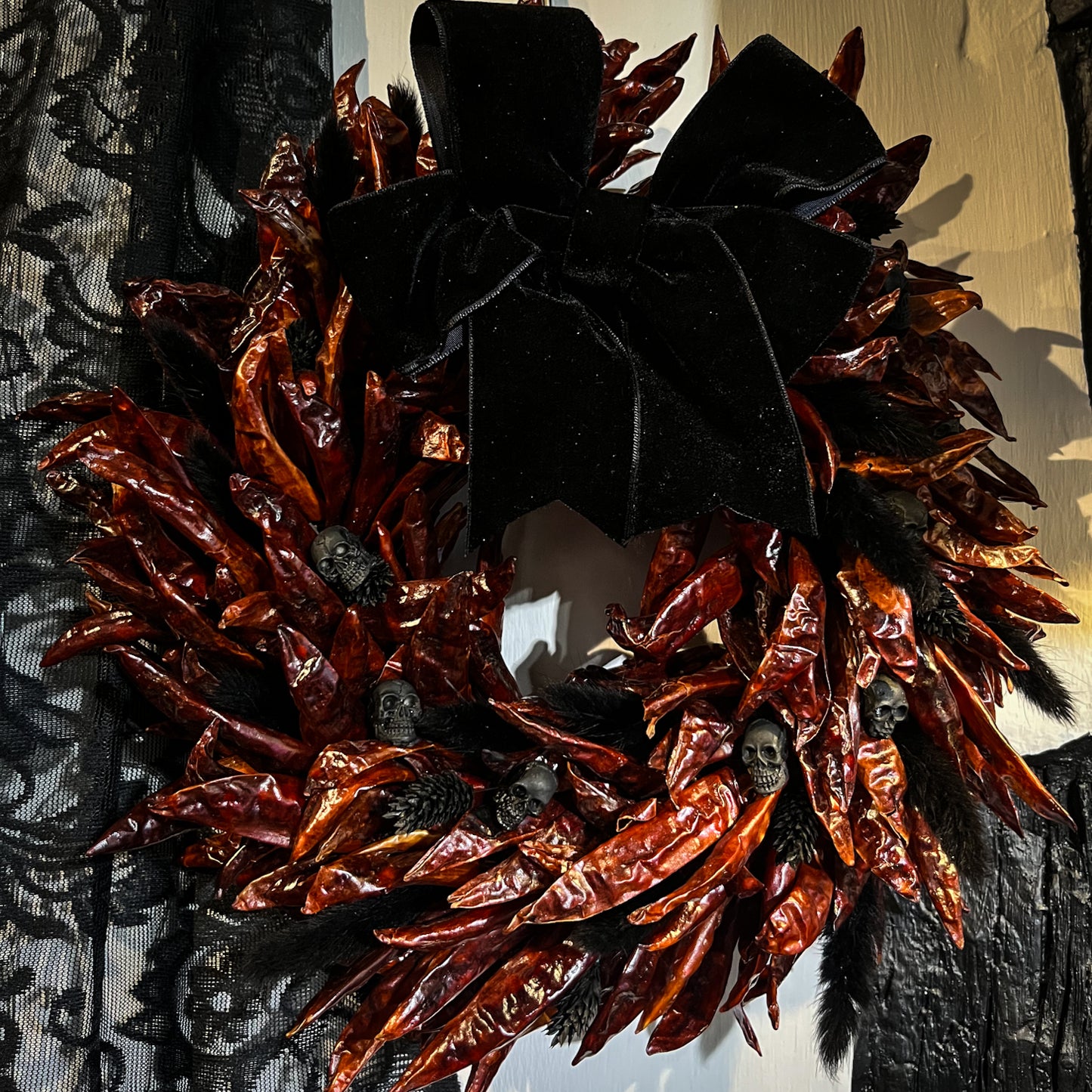 Chilli Pepper Christmas Wreath