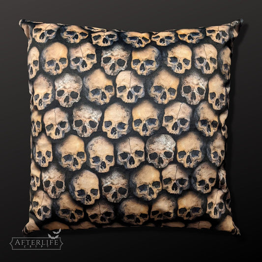 Catacombs Skull Cushion