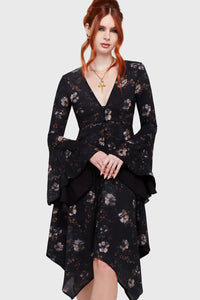 Thumbnail for Autumna’s Night Midi Dress
