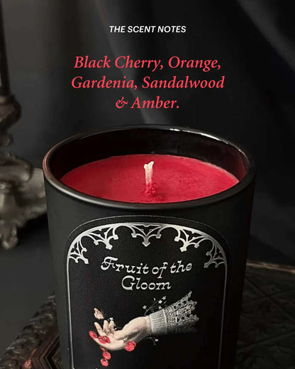 Fruit of the Gloom Candle (Black Cherry & Sandalwood)