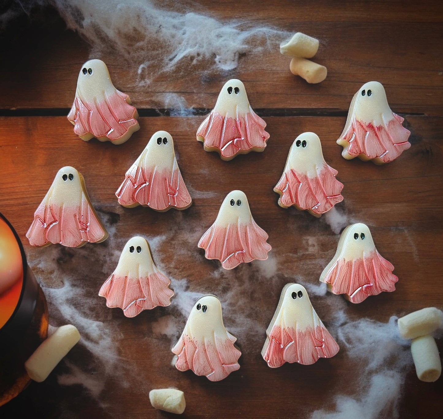 Marshmallow & Fresh Raspberries Ghost Wax Melts