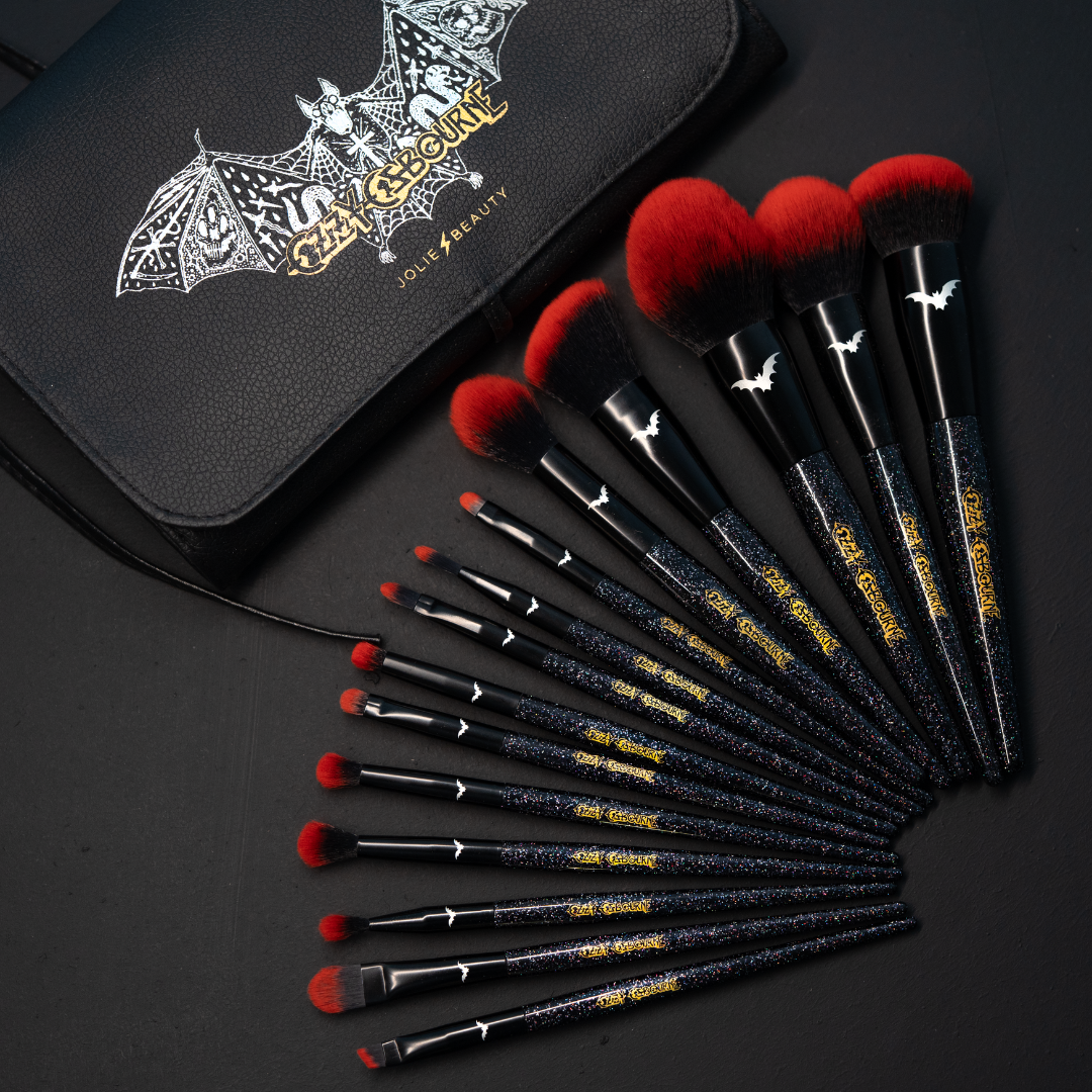 Ozzy Osbourne X Jolie Beauty © - ROCK ROYALTY Makeup Brush Set