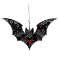 Thumbnail for Vampire Bat Suncatcher Ornament in Black & Red