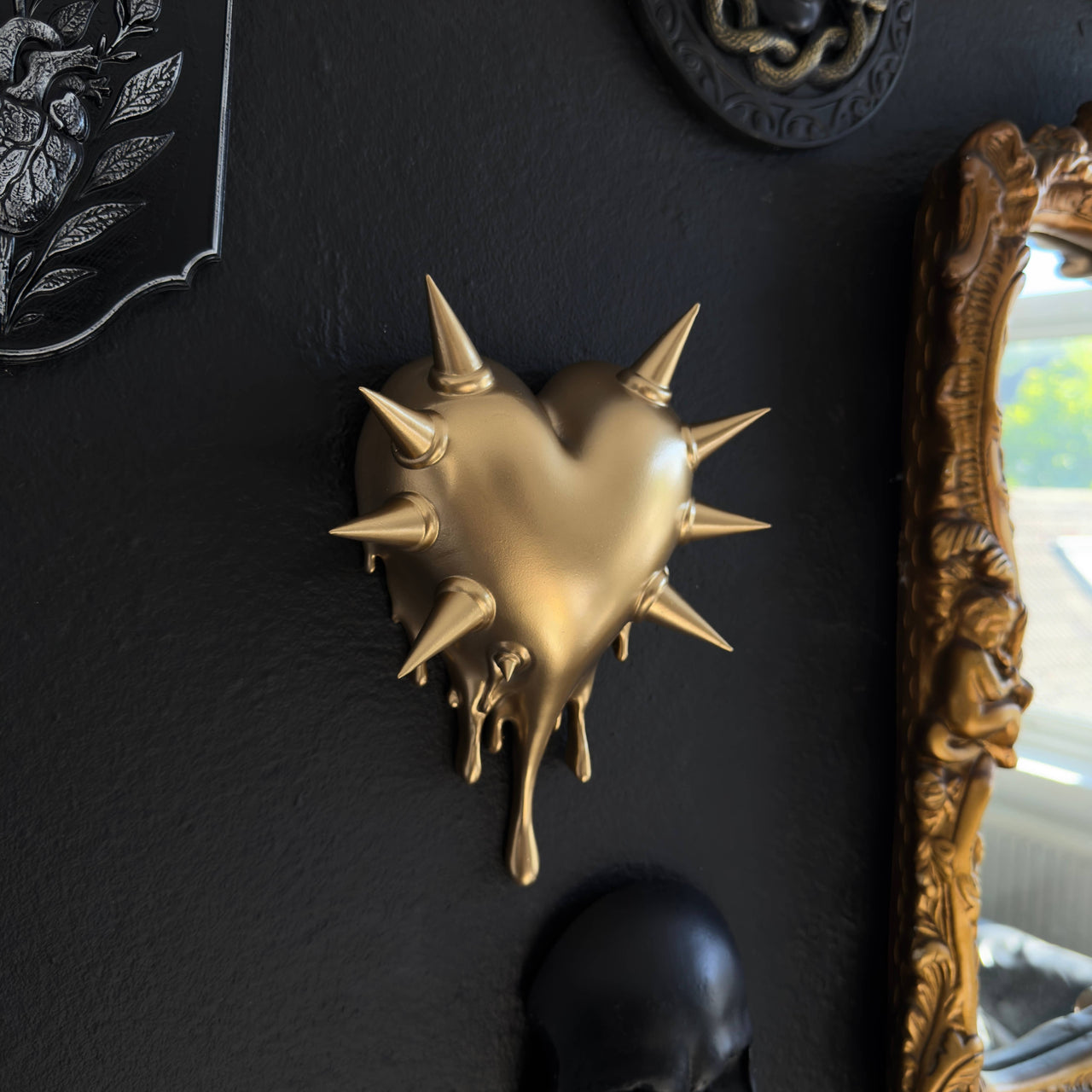 Dripping Heart Wall Sculpture 'Rupture'