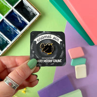 Thumbnail for Chubby Blackbird Enamel Pin