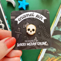 Thumbnail for Mini Skull Enamel Pin