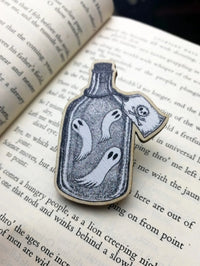 Thumbnail for Bottled Spirits Wooden Pin Badge