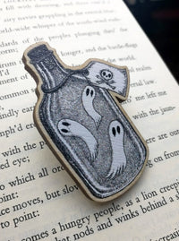 Thumbnail for Bottled Spirits Wooden Pin Badge