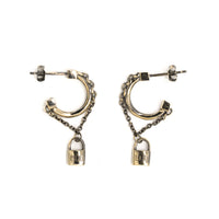 Thumbnail for Lock and Chain Earring - Gold