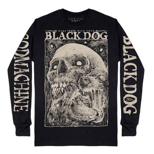 Black Dog Unisex Long Sleeve T-Shirt