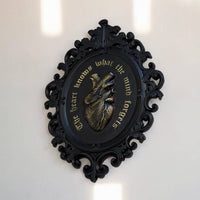 Thumbnail for Anatomical Heart Frame, Gothic Gallery Wall Decor Hanging
