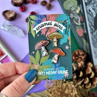 Thumbnail for Mushroom Enamel Pin Set