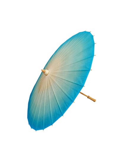 Handmade Oil Paper Bamboo Waterproof Sun Parasol+ Free Case
