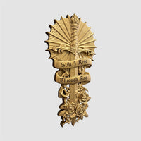 Thumbnail for 'Still I Rise' Sacred Dagger Wall Crest