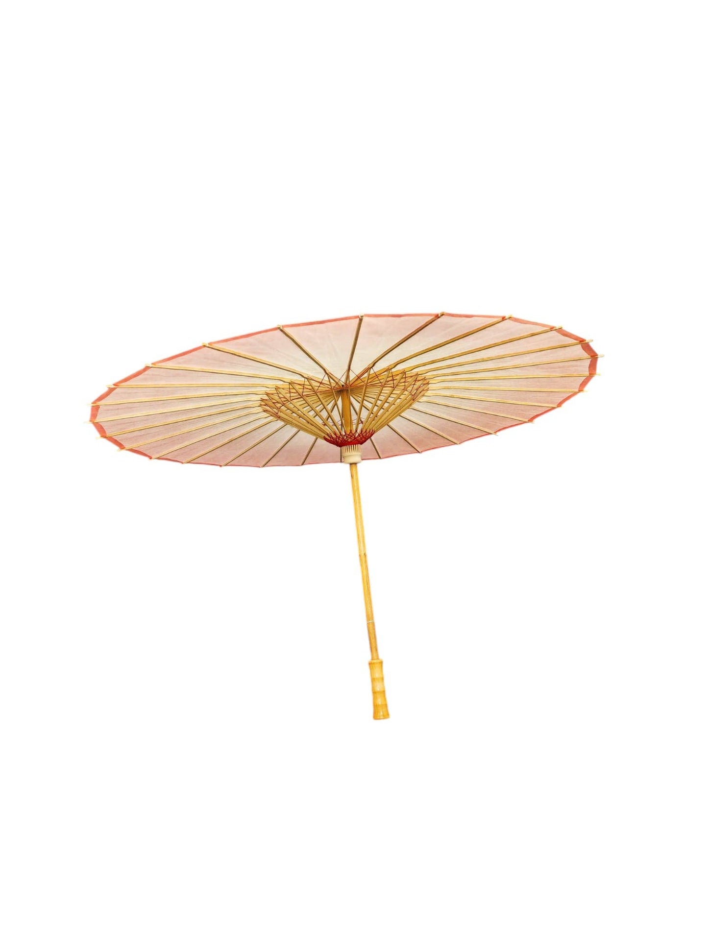 Handmade Oil Paper Bamboo Waterproof Sun Parasol+ Free Case