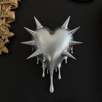Thumbnail for Dripping Heart Wall Sculpture 'Rupture'