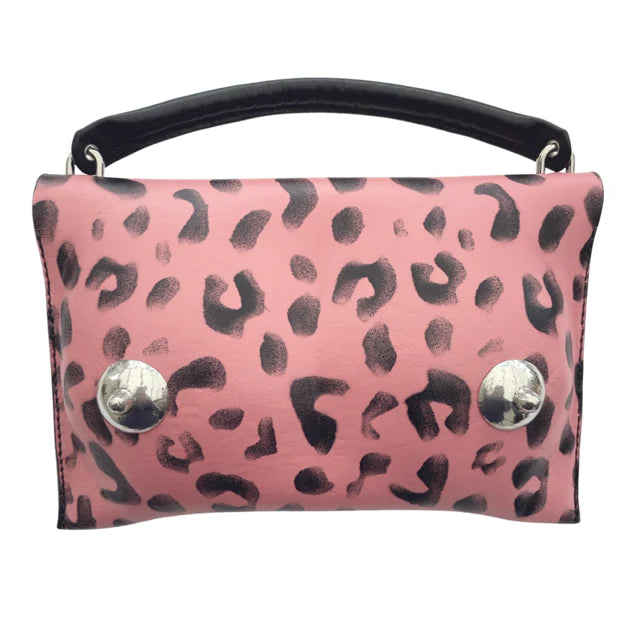 Pink Leopard Mini Handbag