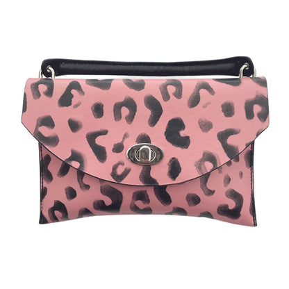 Pink Leopard Mini Handbag