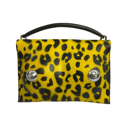 Yellow Leopard Mini Handbag