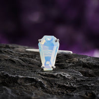 Thumbnail for Gemstone Coffin Ring