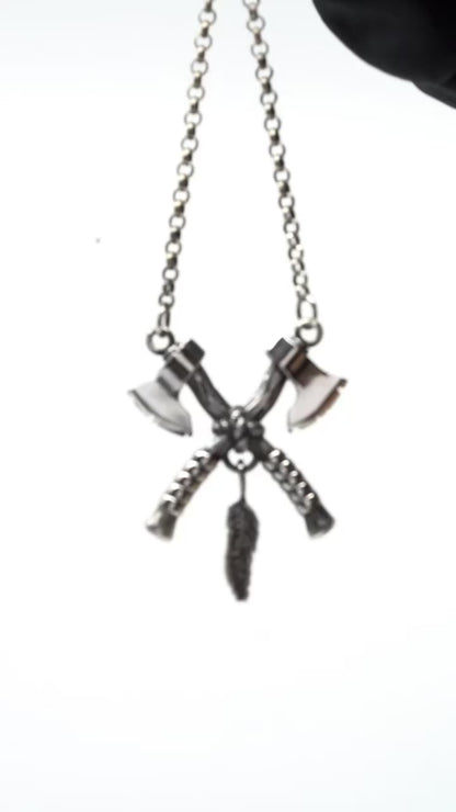 Twin Axe Pendant - Jesse Leach Collection